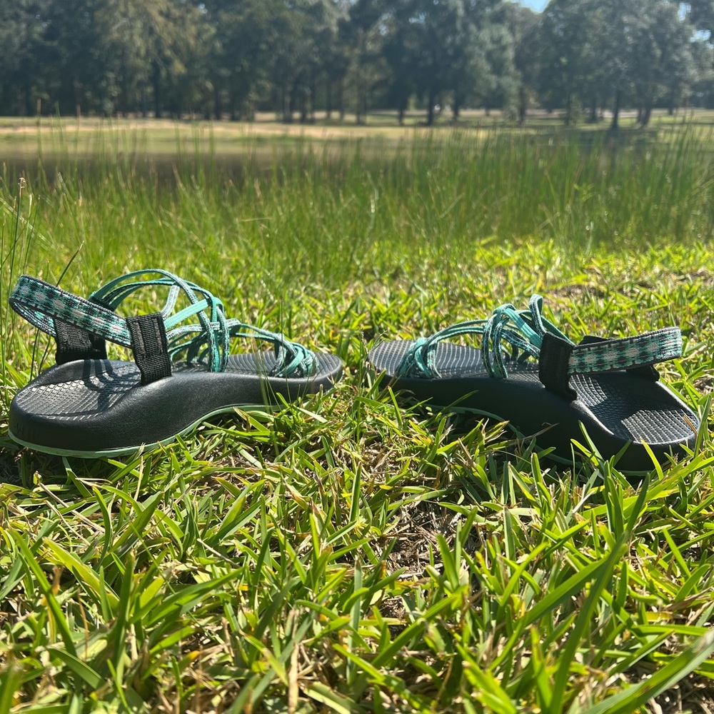 Chaco Blue 3 Strap With Toe Loop - image 4